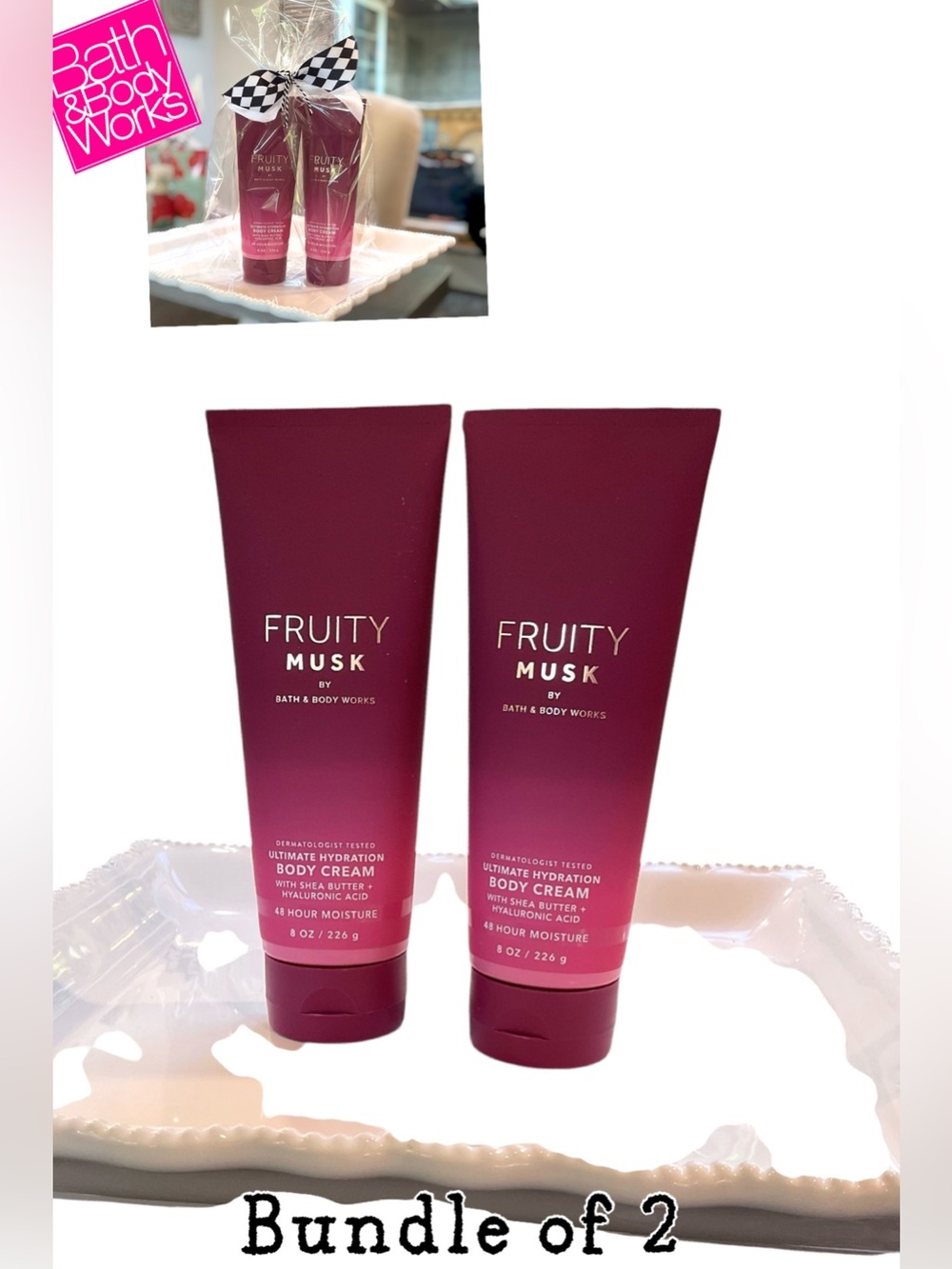 Bath & Body Works Bundle of 2 / Fruity Musk